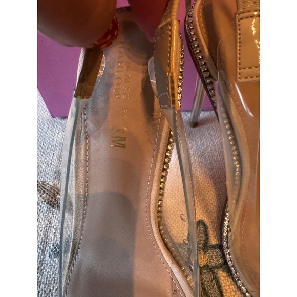 Winnie Harlow Steve Madden Savlamar Rhinestone Slingback Heels 7.5M‎ - Picture 6 of 9